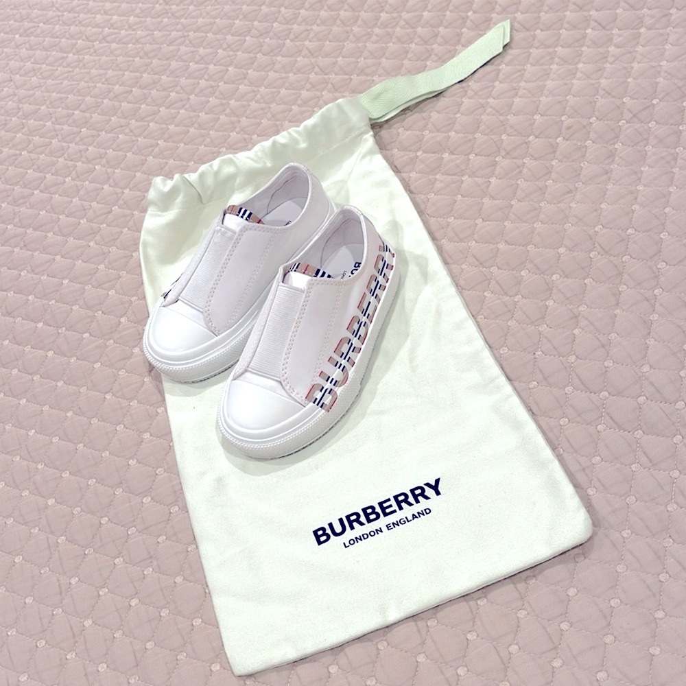Burberry toddler casual tennis shoes